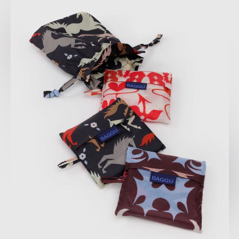 BAGGU 3-Pack Reusable Bags- Western Cut-Out Set